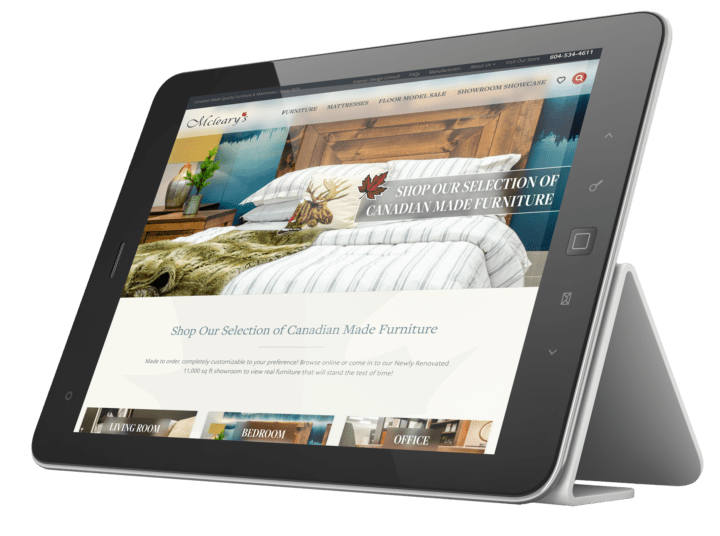 Sigma Lithium iPad responsive website design