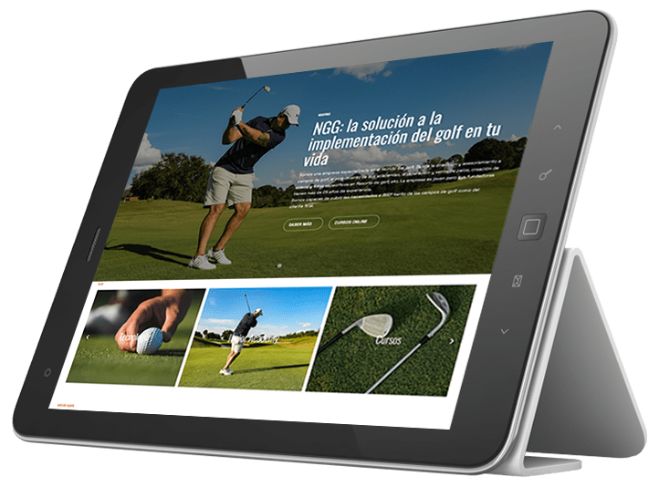 Sigma Lithium iPad responsive website design