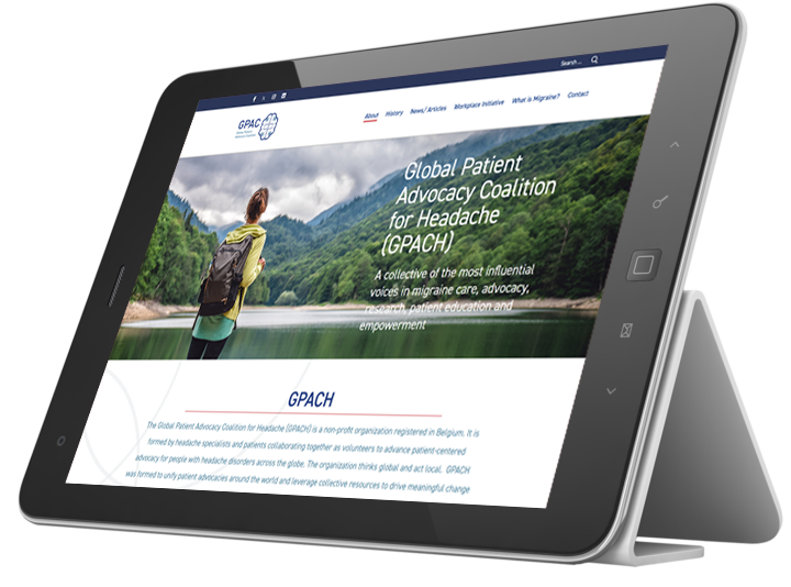 Sigma Lithium iPad responsive website design